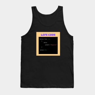 life code for developers Tank Top